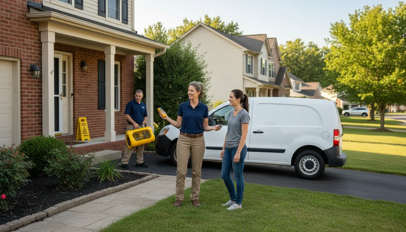 Residential water damage restoration in New Meadows, ID